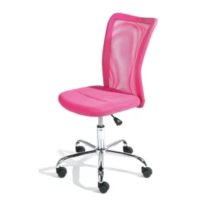Ružová kancelárská stolička BONNIE